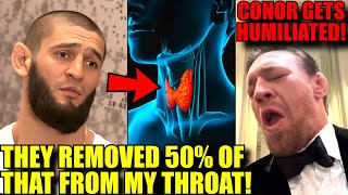 Khamzat explains why he gets sick so often in SHOCKING HEALTH REVELATION,Conor humiliated AGAIN,UFC