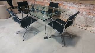 Eames Vitra Chairs EA108 ft. Tecno Spa Nomos Dining Table.