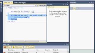 VB.NET Tutorial #2 Variables (Commentary)