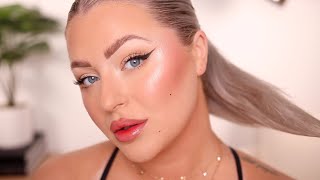 GLOWY & SWEAT PROOF Summer Makeup Tutorial *For Oily Skin*