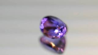 非加熱ブルー(バイオレット)サファイア 3.638ct スリランカ産