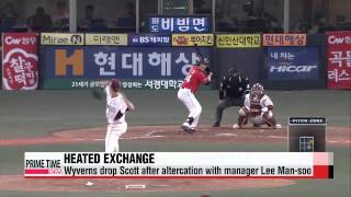 SK Wyverns waive Luke Scott after argument with manager