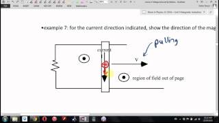 Physics 12 U9L1 Voltage Induced by Motion