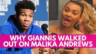 When Malika Andrews Smeared Giannis & He Walked Out of Press Conference | ESPN