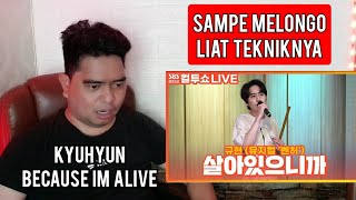 Reaction KYUHYUN SUPER JUNIOR - BECAUSE I'M ALIVE | MUSICAL BENHUR