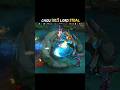 CHOU 1 VS 5 LORD STEAL #mobilelegends #shorts#viral#mlbb#chou