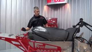 Polaris IQR 800 Mountain Mod Ep #5 Seat Install!  PowerModz!