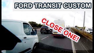 Trying to ram me on M25!!  Crazy Ford Transit Custom