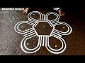 newyear simple padi kolam 5*3 beautiful rangoli pongal special kolam sankranti chukala muggulu