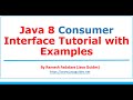 Java 8 Consumer Interface Tutorial with Examples | Lambda Expression