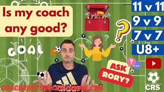 How to know if your son or daughters youth coach is good.