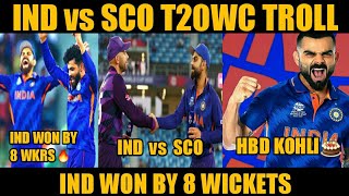 IND vs SCO T20WC Troll | ICC Men's WT20 Troll Tamil | Mersal Memes