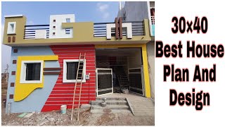 30×40 3bhk house plan | 1200 sqft house design | 30×40 best elevation