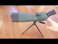 svbony sv28 spotting scope review with digiscoping footage