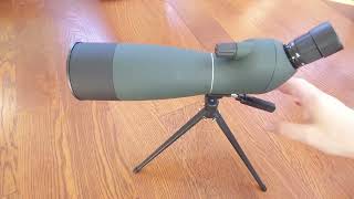 SVBONY SV28 Spotting Scope Review with Digiscoping Footage