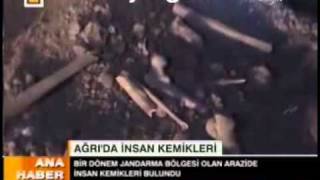 Ağrı'da İnsan Kemikleri Ülke Tv 09 Ekim 2010 Cumartesi