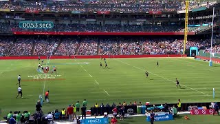 Fiji's score incredibly fast try