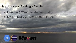 App Engine - Creating a Servlet