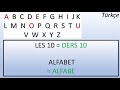 DERS 10 - ALFABE - A B C ..SIFIRDAN Hollandaca  -#Nederlandsleren #learndutch #Hollandacaögreniyorum