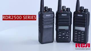 RCA RDR2500 Radio Series Overview