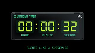 32 SECONDS TIMER - 1080p - COUNTDOWN TIMER