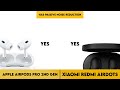 apple airpods pro 2nd gen vs xiaomi redmi airdots comparison