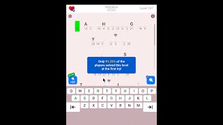 Cryptogram: The Solution For Level 247! - Step by Step Word Brain Puzzle