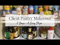 Pantry Clean-out with a Professional Organizer - 8 Easy Steps for any Organizing Project