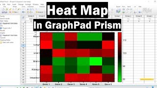 How To Create A Heat Map In GraphPad Prism
