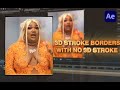 3D stroke borders without 3D stroke | After Effects tutorial