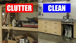 Shop transformation. A miter saw station build.