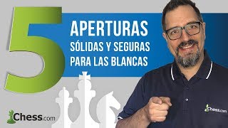 5 aperturas de ajedrez sólidas y seguras para jugar con blancas