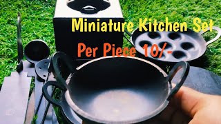 Miniature Kitchen Set Review |Unboxing Miniature Kitchen Set|