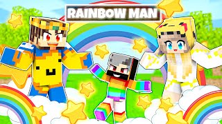 Playing As A RAINBOW MAN in Minecraft! (Hindi)