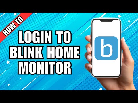 Login to Blink Home Monitor account using the app