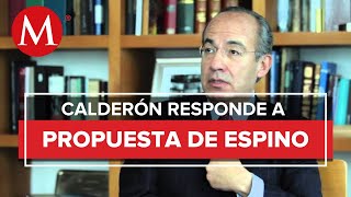 Felipe Calderón acusa al gobierno de negociar con el crimen