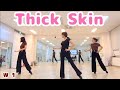#위례재희라인댄스 남위례역앞 3번출구 (중급)  Thick Skin Linedance (Demo ) 틱 스킨 라인댄스 