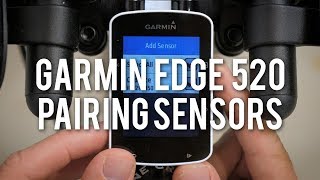 Garmin Edge 520 | Sensor Pairing
