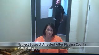 Neglect suspect back behind bars after fleeing Marathon County
