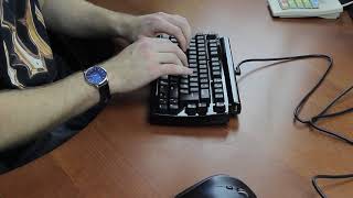 Typing Demo XL - Matias Quiet Click (Matias Mini Quiet Pro) (ASMR)