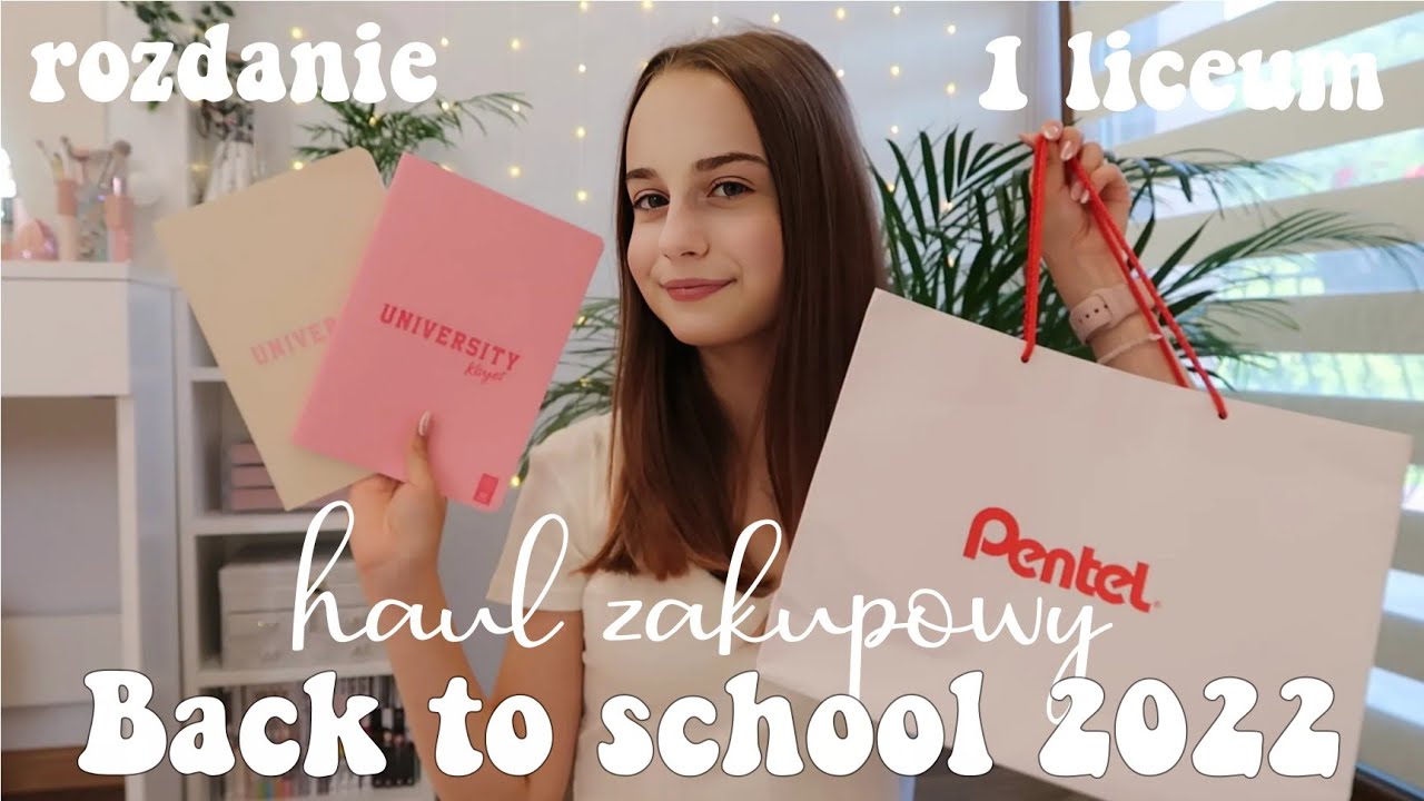 BACK TO SCHOOL 2022 |HAUL PRZYBORY SZKOLNE + ROZDANIE |co Kupiłam Do ...