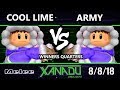 S@X 262 SSBM - Cool Lime (Ice Climbers) Vs. ARMY (Ice Climbers) Smash Melee Winners Quarters