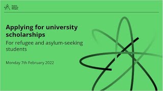 Scholarships information session for refugees and people seeking asylum (2022)