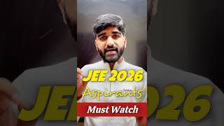 JEE 2026 Strategy 99+%ile Confirmed✅ | Complete Roadmap JEE 2026 | JEE Mains Syllabus 2026 #jee2026