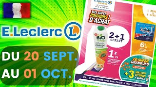 catalogue LECLERC du 20 septembre au 1 octobre 2022 💝💛 Arrivage - FRANCE
