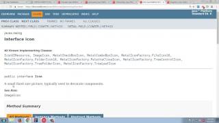 Interfaces & Polymorphism in Java using Icon and ImageIcon