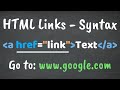 Learn HTML Links in 7 Minutes, Clickable Book List.