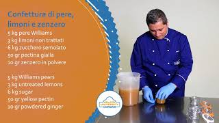 Gelato Buzz - Recipe - Lemon, ginger and pear jam with Pastochef