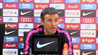Luis Enrique: Ich mag Konkurrenzkampf im Team | FC Getafe - FC Barcelona