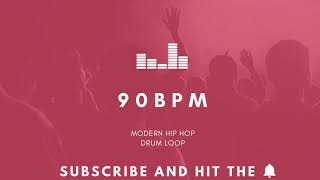 Modern Hip Hop Drum Loop 90 BPM | Practice Tool + Free Download